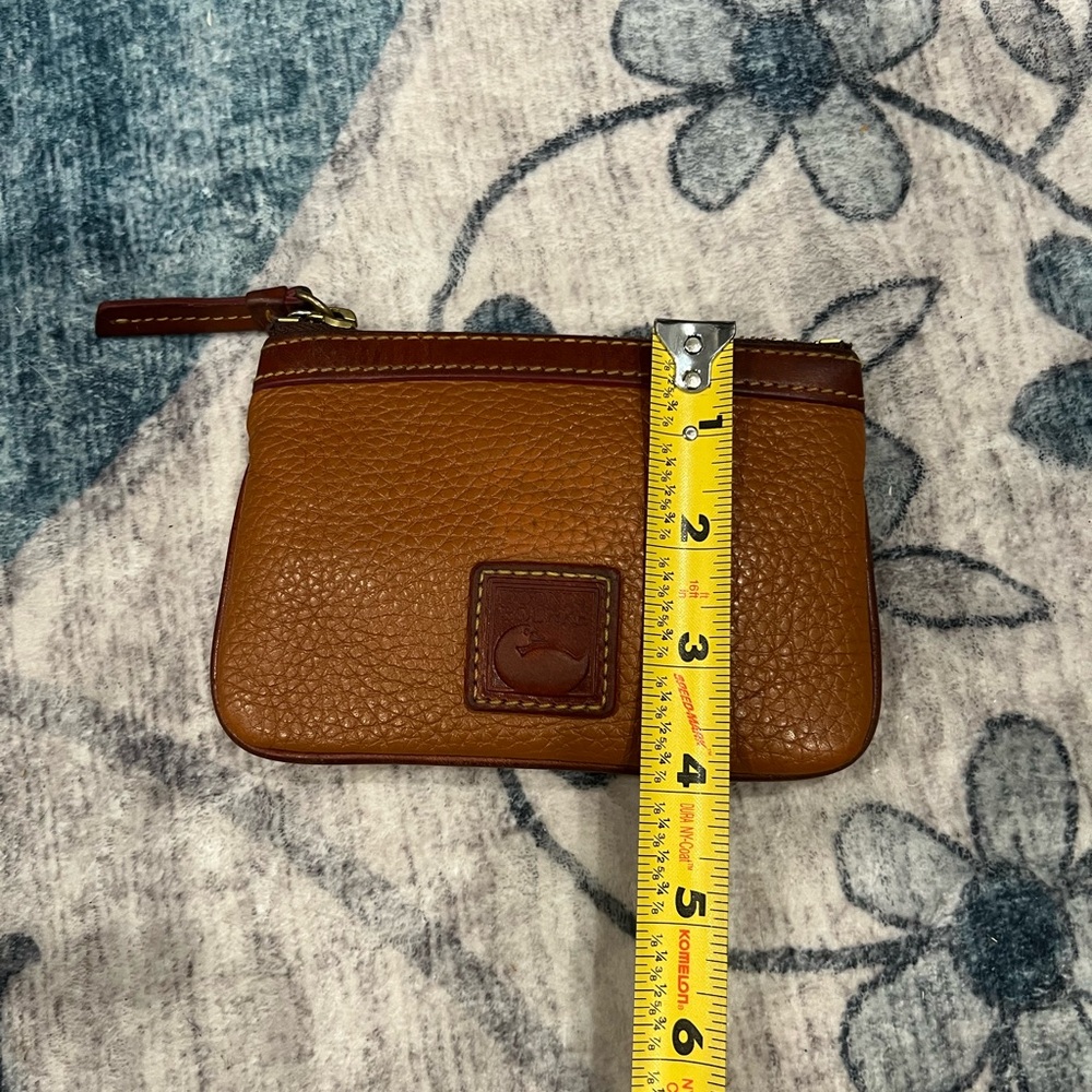 Dooney & Bourke Brown Leather Coin Purse - Picture 5 of 5